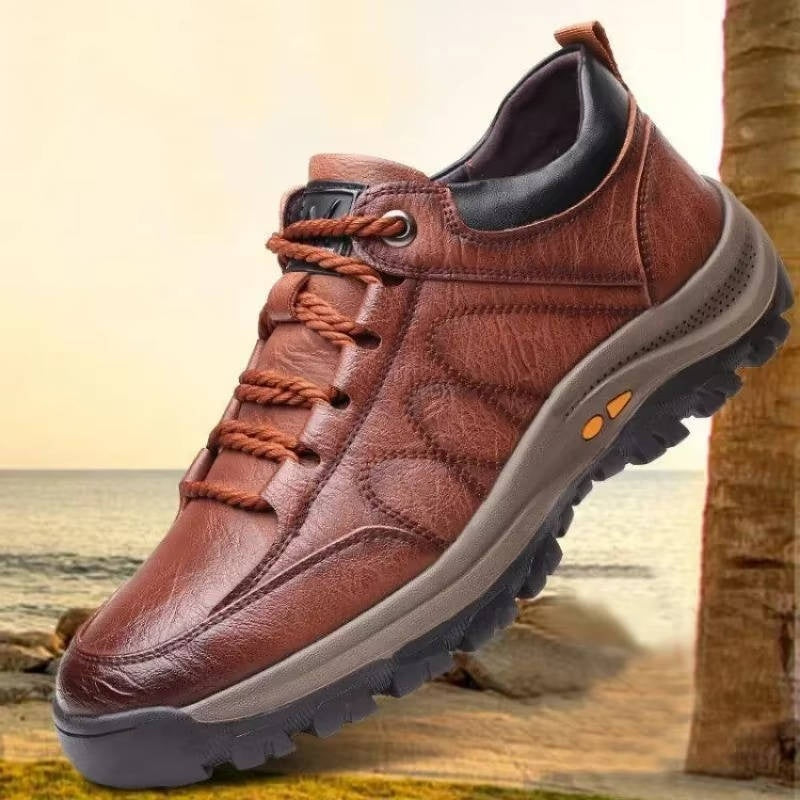 Fernando | Zapatos de Cuero Estilo Blucher con Suela de Trekking para Hombre