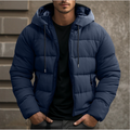 Chaqueta Acolchada Puffer con Capucha para Hombre