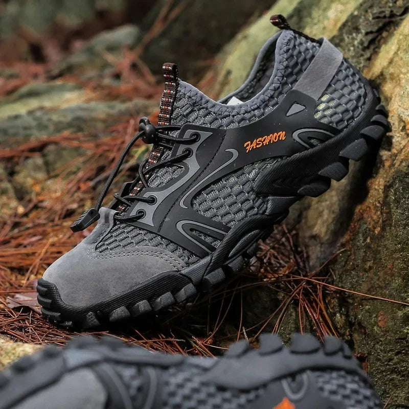 Gonzalo | Zapatillas de Senderismo Barefoot de Malla Transpirable para Hombre