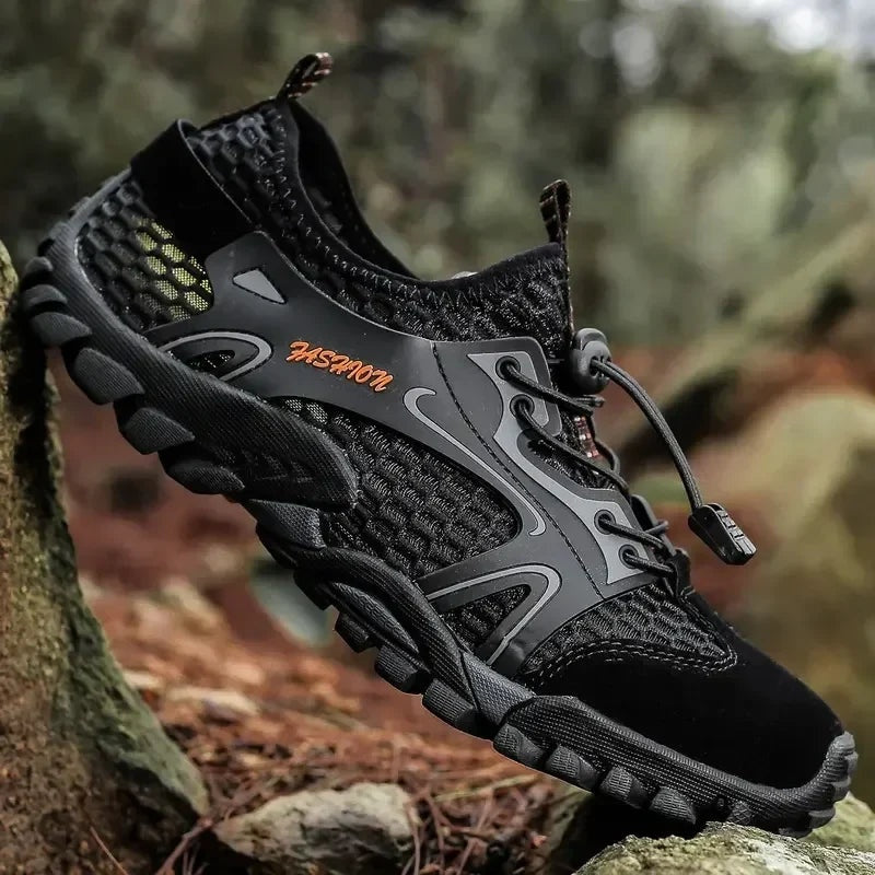 Gonzalo | Zapatillas de Senderismo Barefoot de Malla Transpirable para Hombre