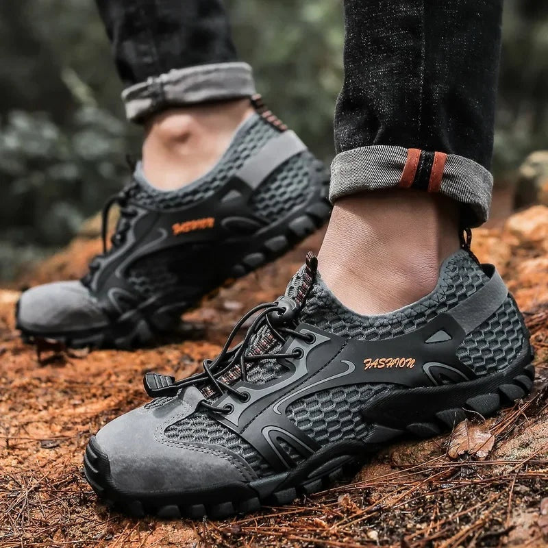 Gonzalo | Zapatillas de Senderismo Barefoot de Malla Transpirable para Hombre
