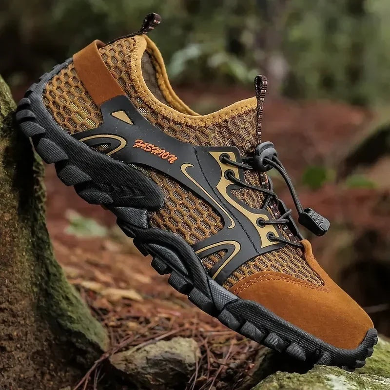Gonzalo | Zapatillas de Senderismo Barefoot de Malla Transpirable para Hombre