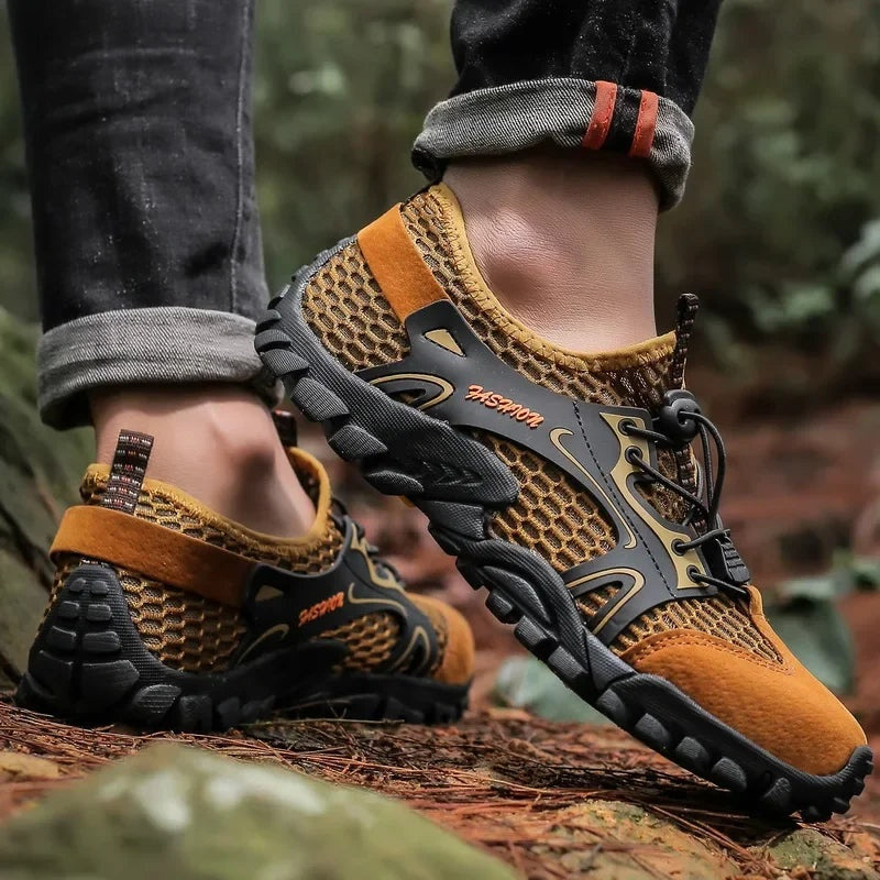 Gonzalo | Zapatillas de Senderismo Barefoot de Malla Transpirable para Hombre