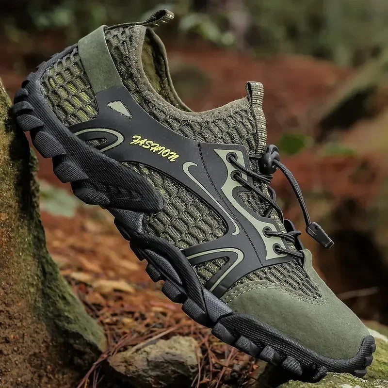 Gonzalo | Zapatillas de Senderismo Barefoot de Malla Transpirable para Hombre