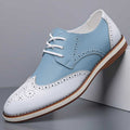 Guillermo | Blucher de Cuero con Detalles Brogue Bicolor para Hombre
