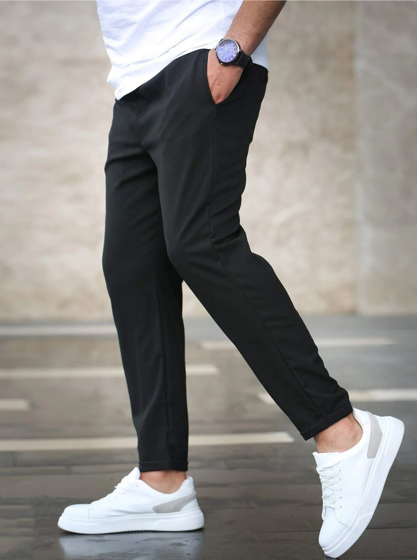 Pantalón Jogger Chino Cintura Elástica para Hombre