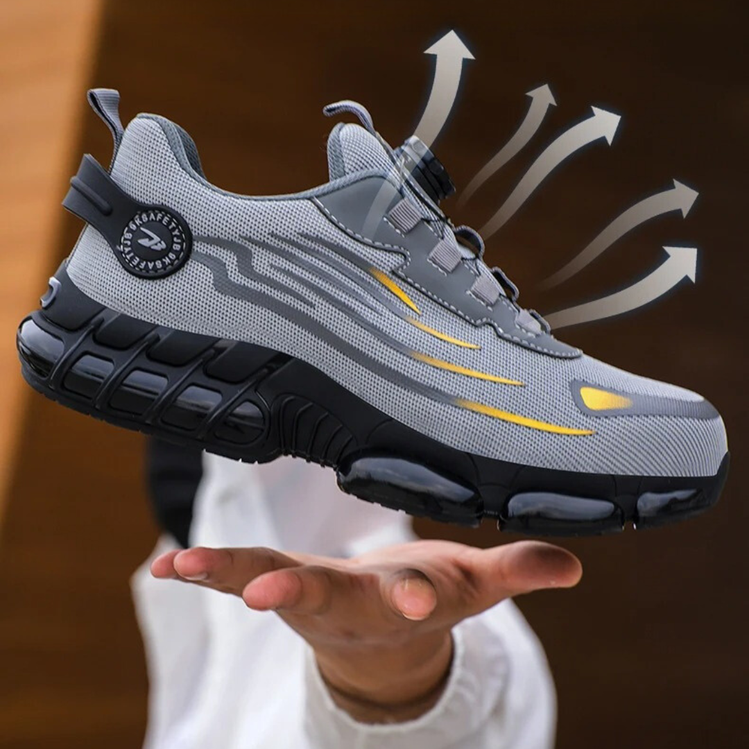 Iván | Zapatillas de Seguridad con Suela Gruesa y Sistema Rotativo para Hombre