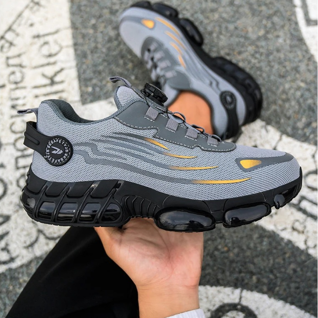 Iván | Zapatillas de Seguridad con Suela Gruesa y Sistema Rotativo para Hombre
