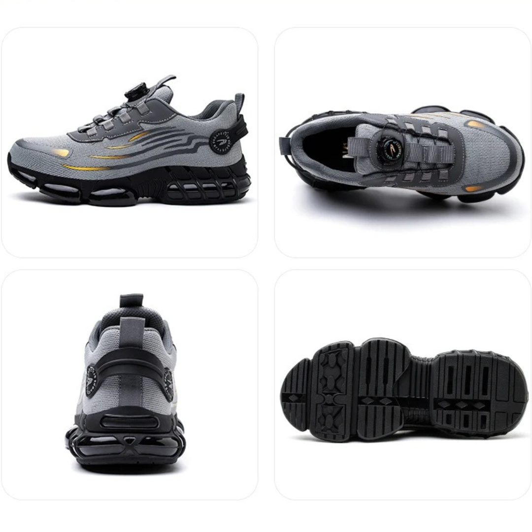 Iván | Zapatillas de Seguridad con Suela Gruesa y Sistema Rotativo para Hombre