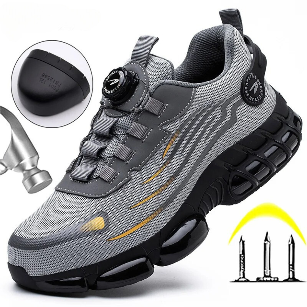 Iván | Zapatillas de Seguridad con Suela Gruesa y Sistema Rotativo para Hombre