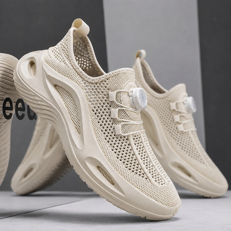 Iván | Zapatillas Deportivas Casual de Malla Transpirable con Sistema Rotativo para Hombre