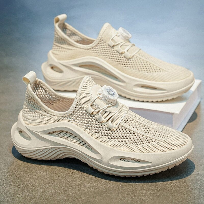 Iván | Zapatillas Deportivas Casual de Malla Transpirable con Sistema Rotativo para Hombre