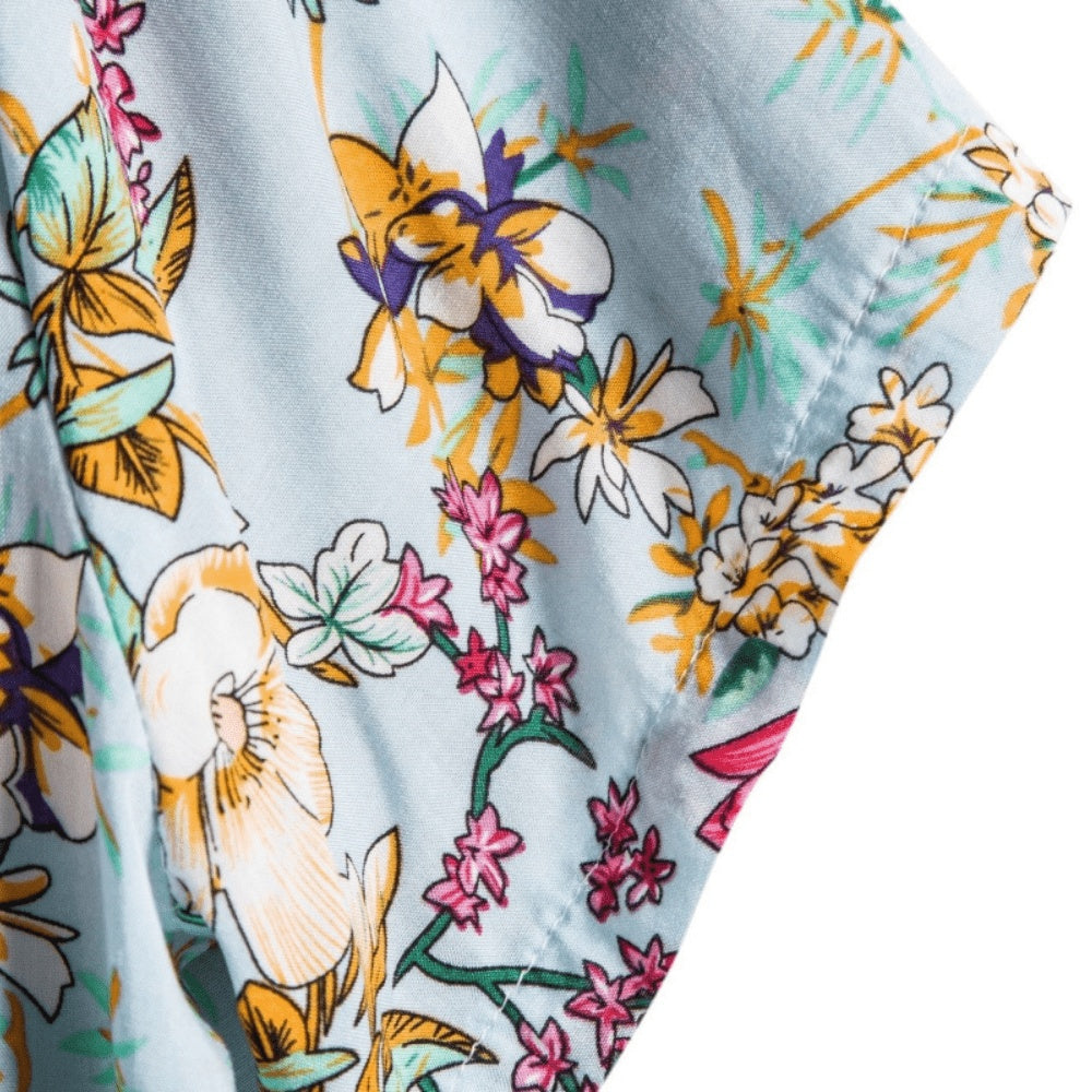 Hawaii Floral | Camisa Hawaiana de Manga Corta Hombre Estampada Floral