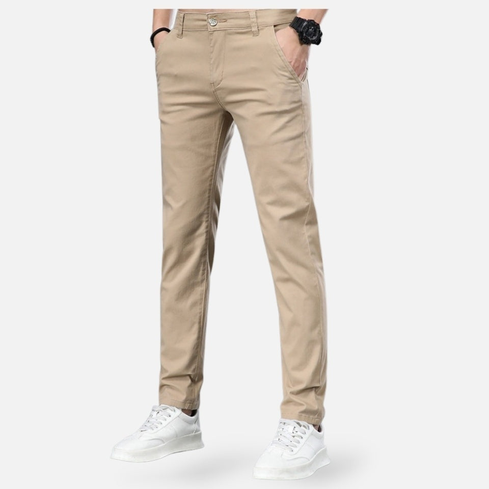 Pantalón Chino Slim Fit Casual para Hombre