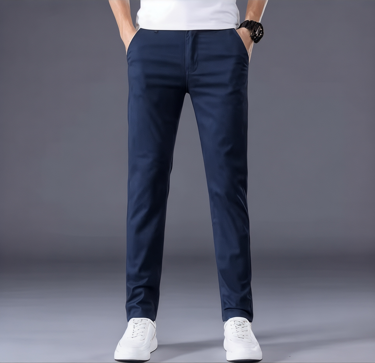Pantalón Chino Slim Fit Casual para Hombre