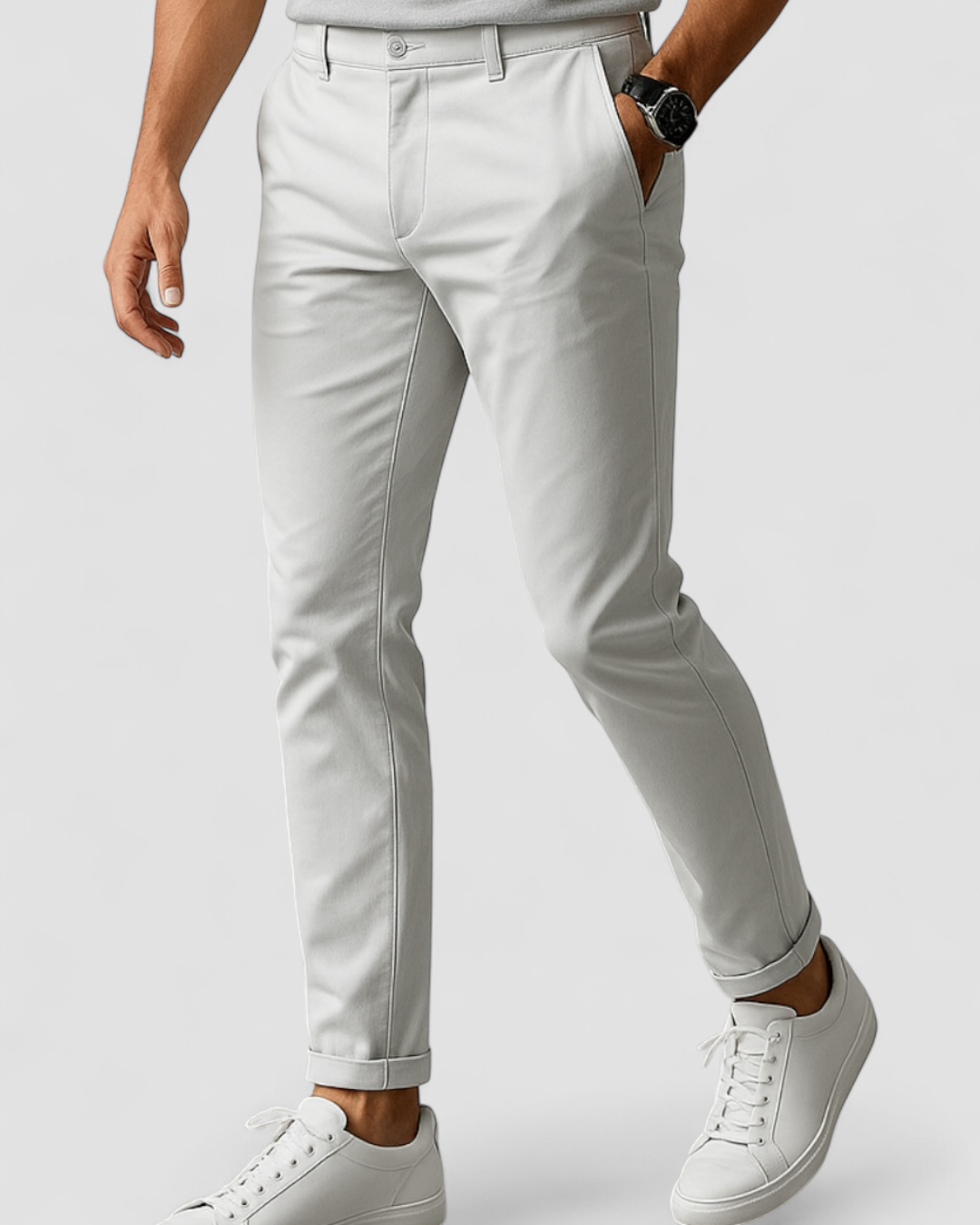 Pantalón Chino Slim Fit Casual para Hombre