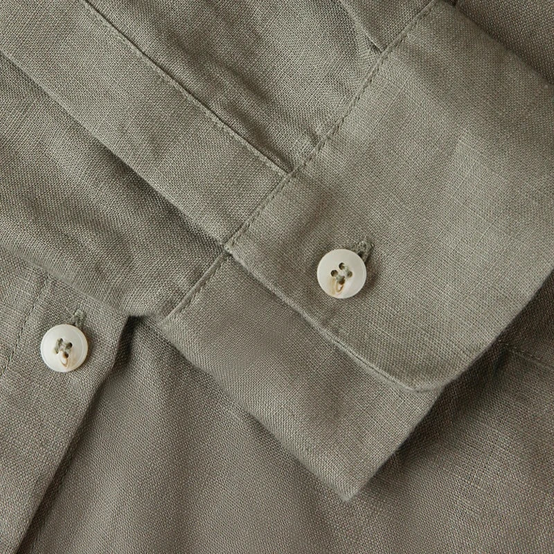 Cropped Sol | Camisa de Lino Cropped Mujer Manga Larga Oversize