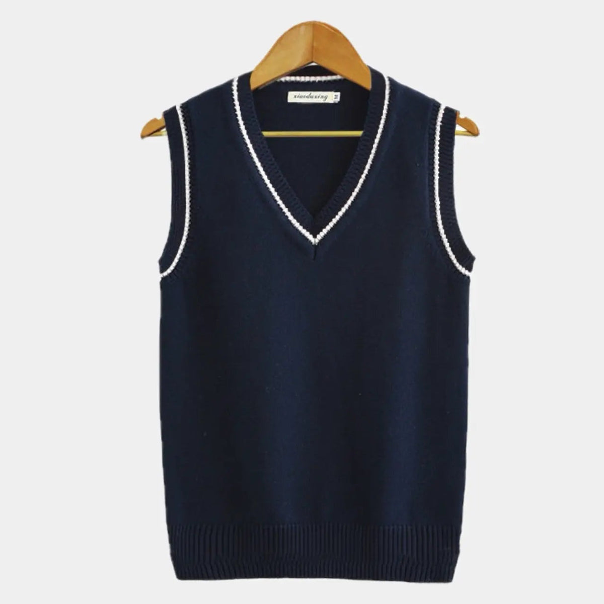 Ismael | Gilet de Punto Cable Knit Hombre Cuello en V