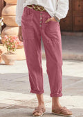 Lorena Mujer Pantalón Chino Casual Bolsillos Delanteros
