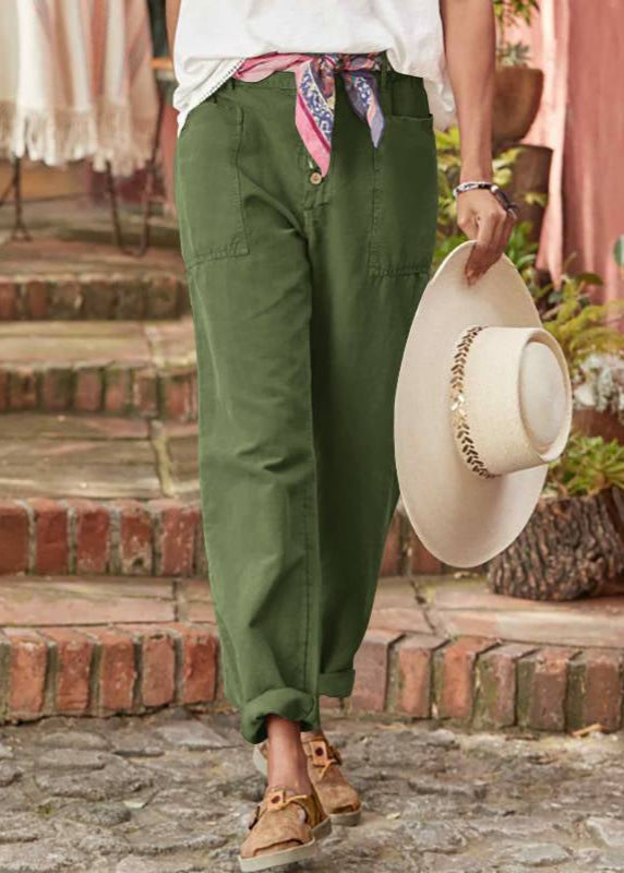 Lorena Mujer Pantalón Chino Casual Bolsillos Delanteros