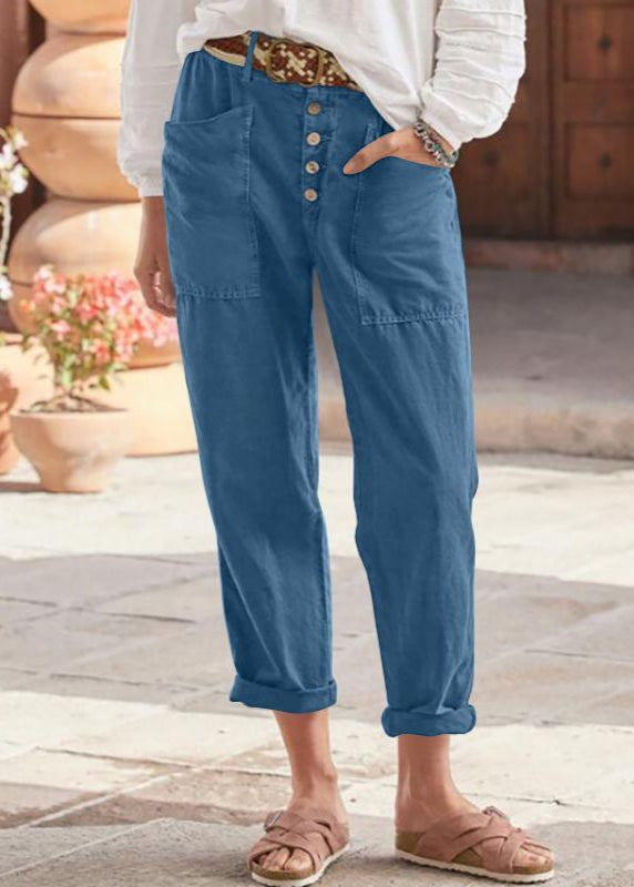 Lorena Mujer Pantalón Chino Casual Bolsillos Delanteros