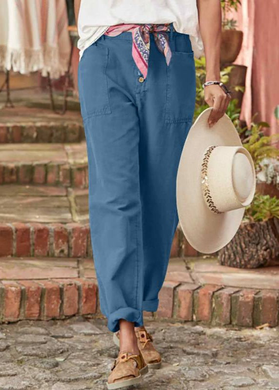 Lorena Mujer Pantalón Chino Casual Bolsillos Delanteros