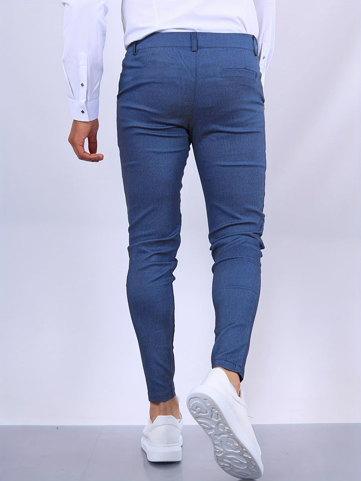 Pantalón Chino Slim Fit Cintura Elástica para Hombre