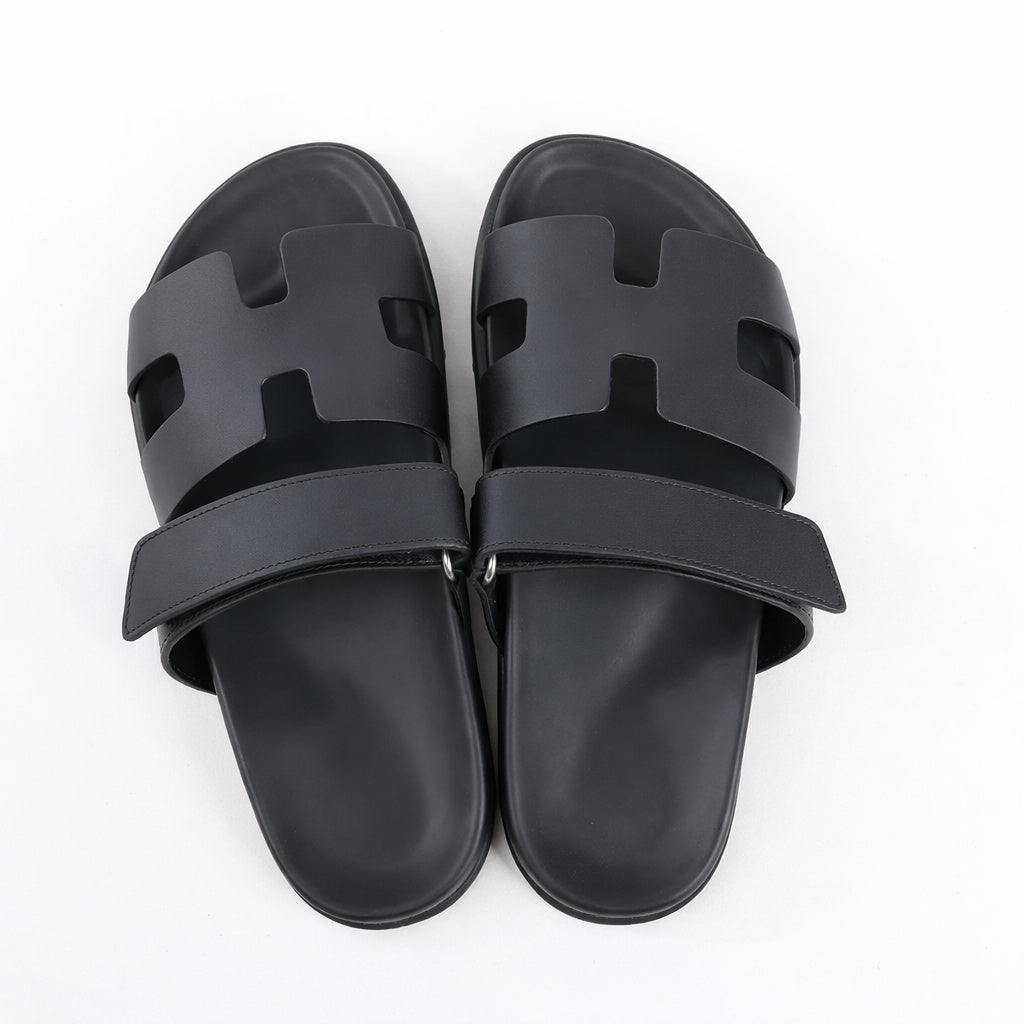 Marcos | Sandalias de Cuero con Velcro y Suela Antideslizante para Hombre