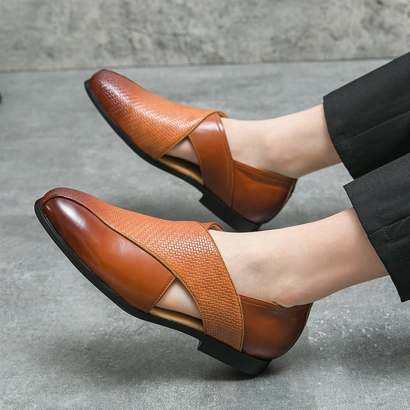 Martí | Mocasines de Cuero Genuino con Suela Plana para Hombre