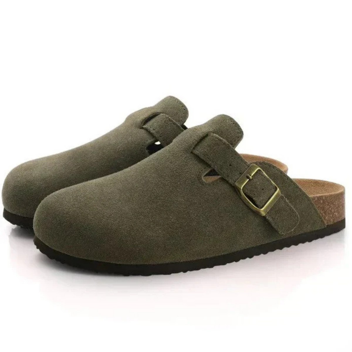 Mateo | Sandalias Tipo Birkenstock con Hebilla Ajustable para Hombre
