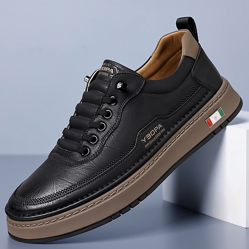 Mateo | Zapatillas Casual de Cuero con Suela Acolchada para Hombre