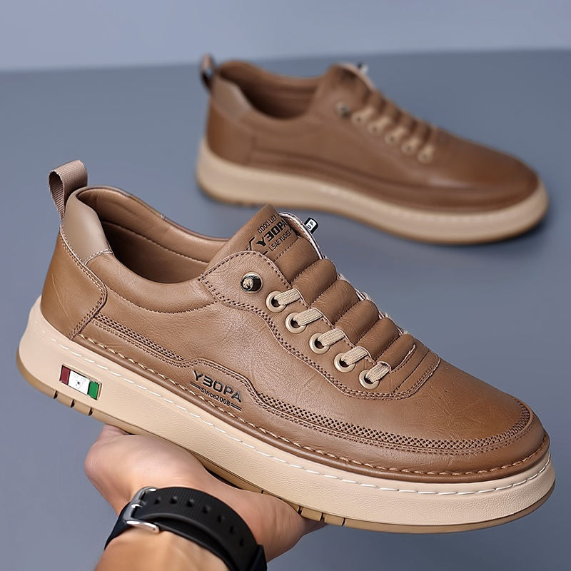 Mateo | Zapatillas Casual de Cuero con Suela Acolchada para Hombre