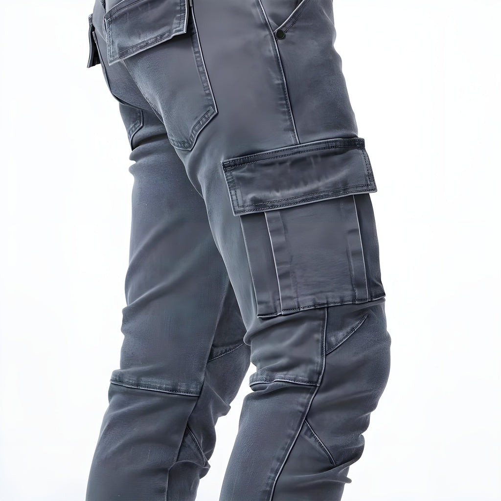 Nicolás | Pantalón Cargo Slim Fit Hombre Múltiples Bolsillos