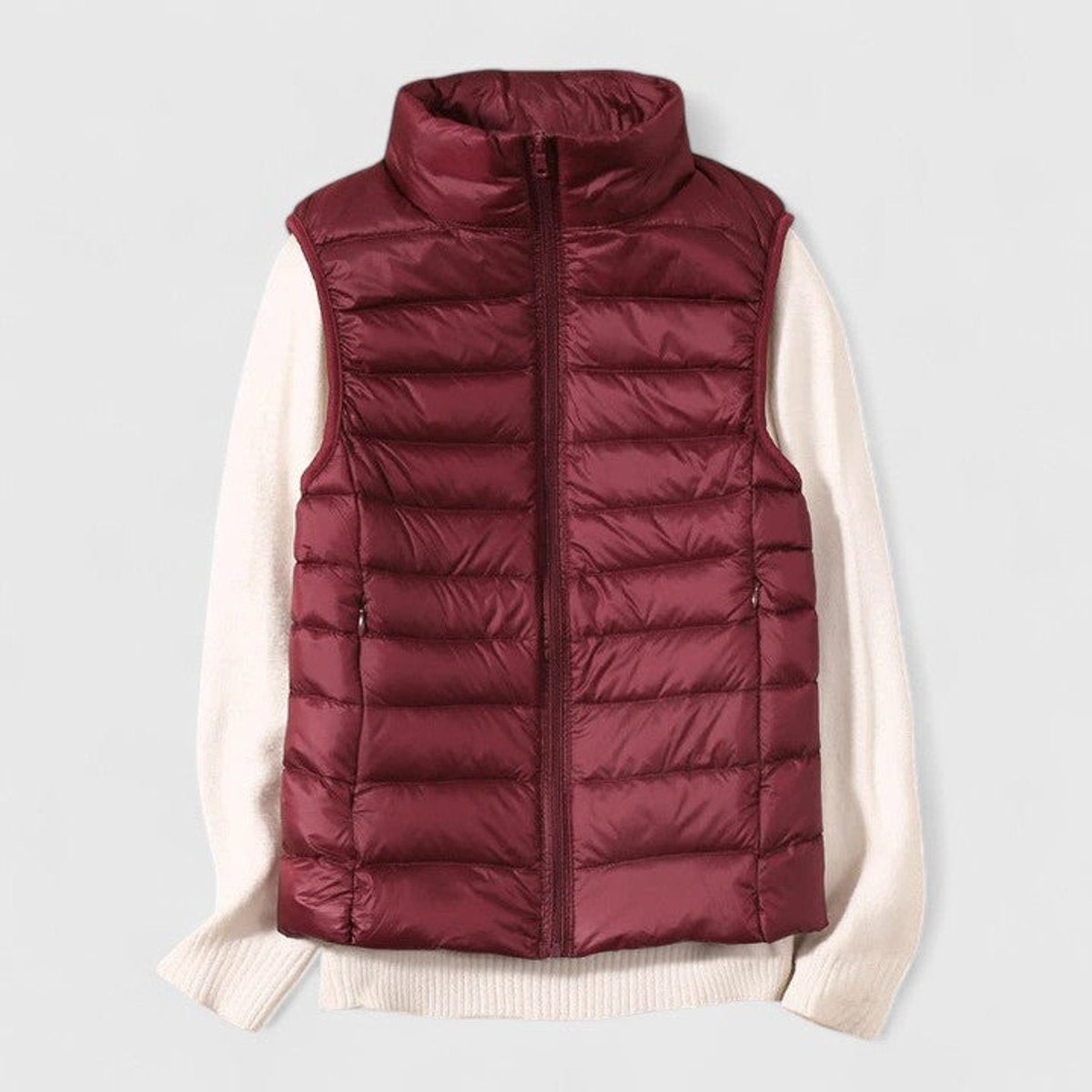 Clara | Chaleco Acolchado Ligero Mujer Cremallera