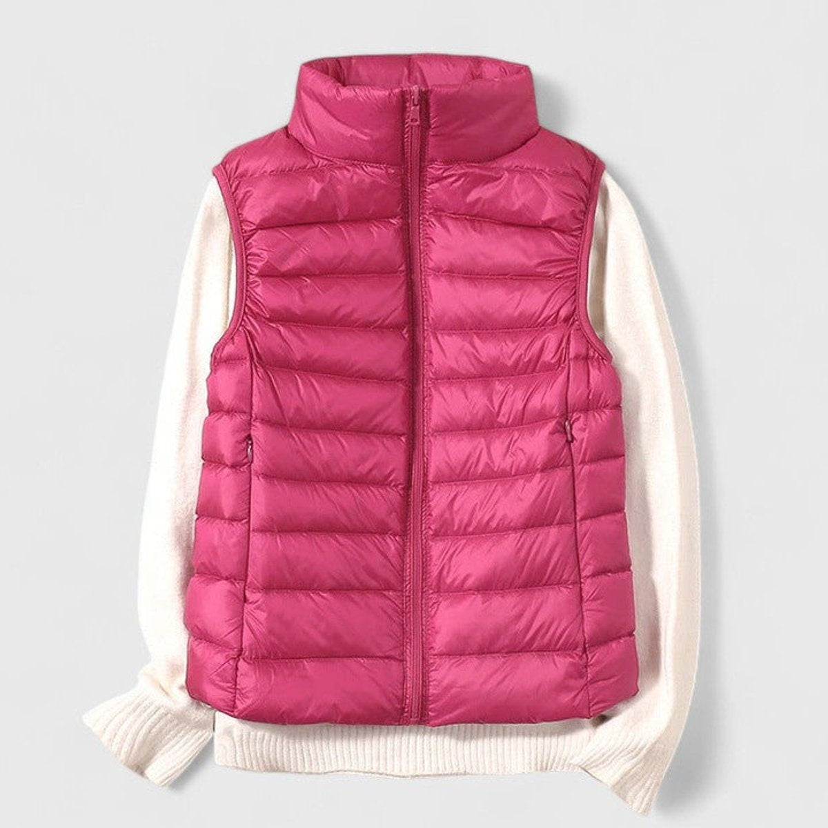 Clara | Chaleco Acolchado Ligero Mujer Cremallera