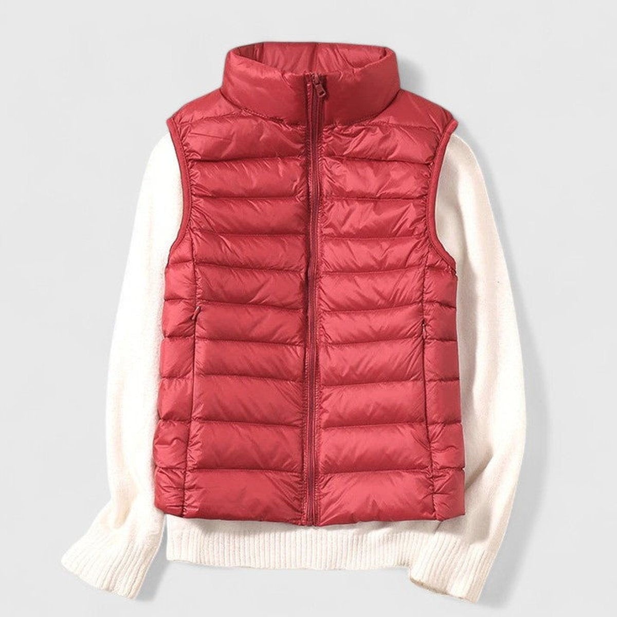 Clara | Chaleco Acolchado Ligero Mujer Cremallera