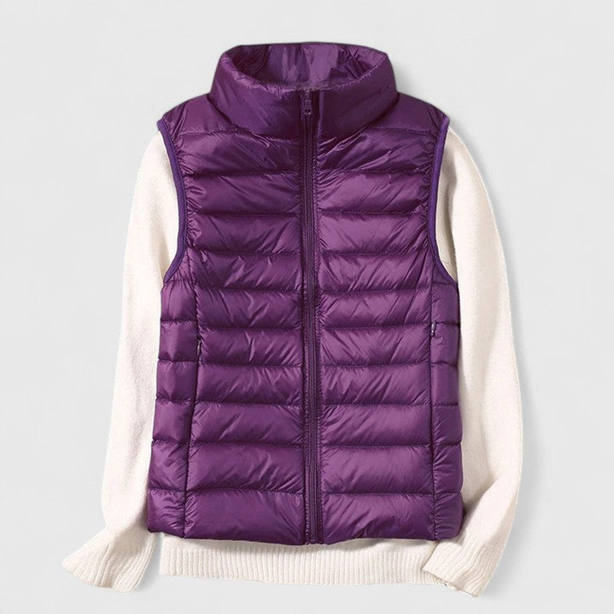 Clara | Chaleco Acolchado Ligero Mujer Cremallera
