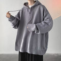 Sudadera de Punto Oversize con Capucha para Hombre