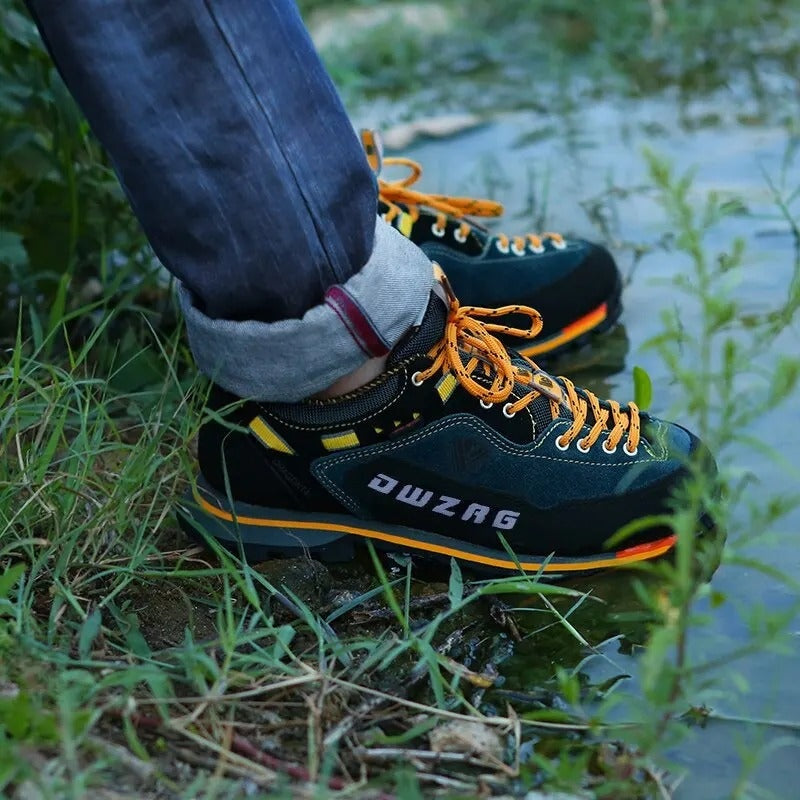 Oriol | Zapatillas de Senderismo Bajas de Ante con Suela Antideslizante para Hombre