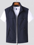 Cristian | Gilet Ligero Hombre Cuello Alto Bolsillos Cremallera