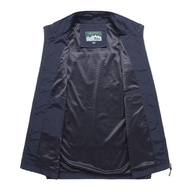 Cristian | Gilet Ligero Hombre Cuello Alto Bolsillos Cremallera