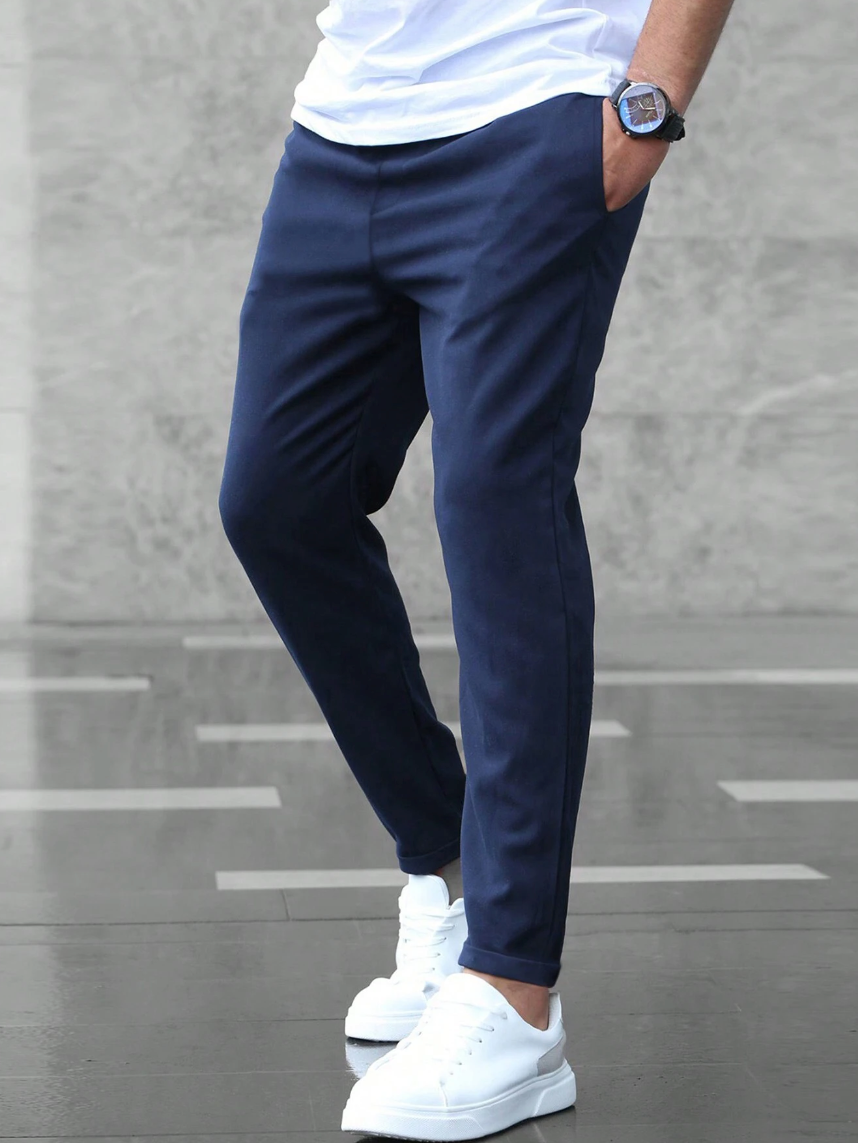 Pantalón Deportivo Slim Cintura Elástica Hombre