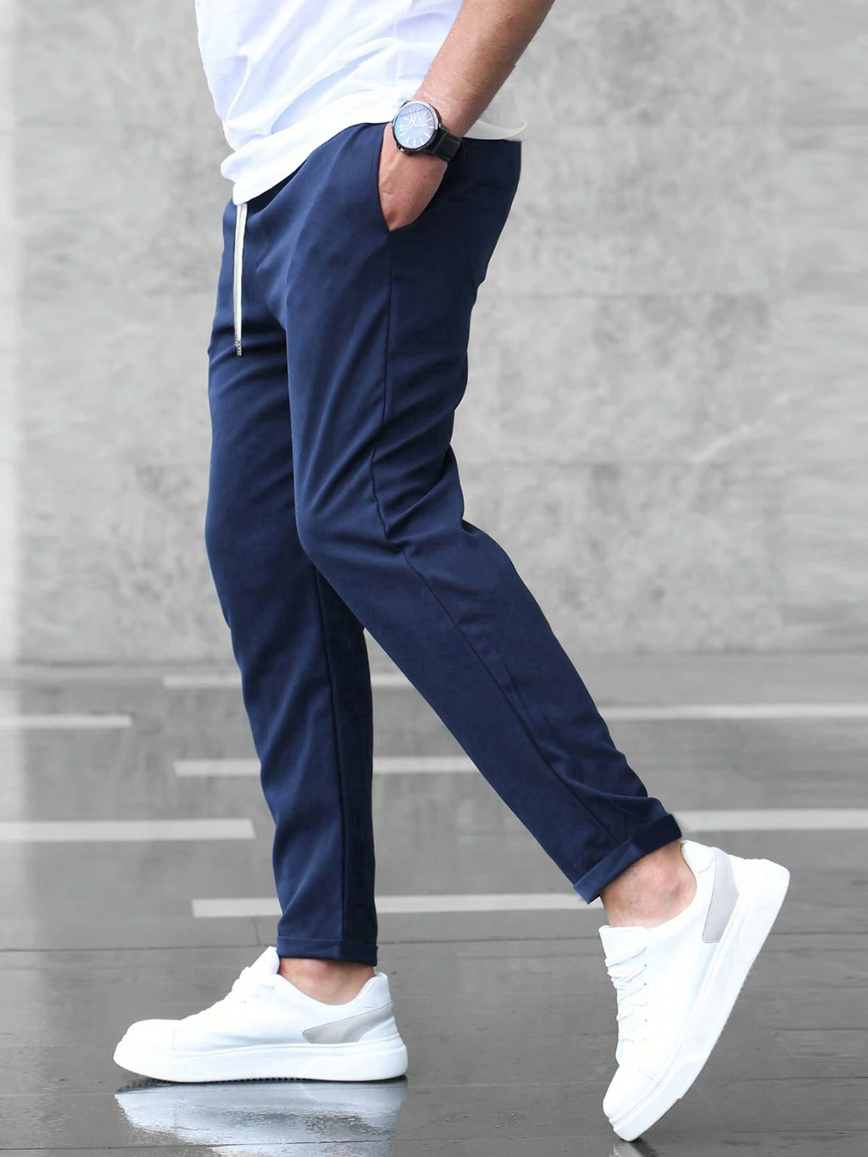 Pantalón Deportivo Slim Cintura Elástica Hombre