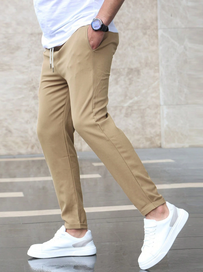 Pantalón Deportivo Slim Cintura Elástica Hombre
