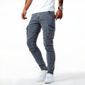 Cargo Pants Slim Multibolsillos para Hombre