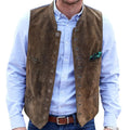 Javier | Chaleco de Ante Hombre Botones Estilo Tradicional