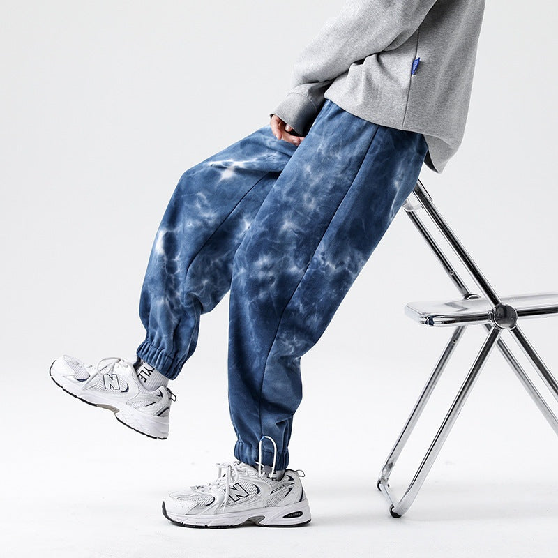 Jogger Acid Wash de Algodón para Hombre