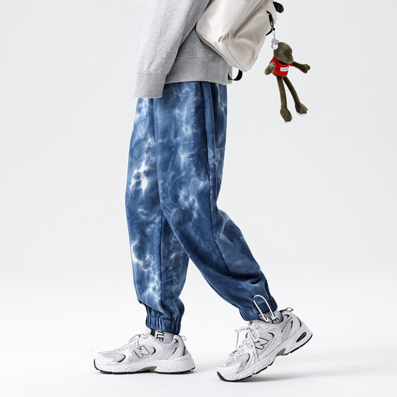 Jogger Acid Wash de Algodón para Hombre
