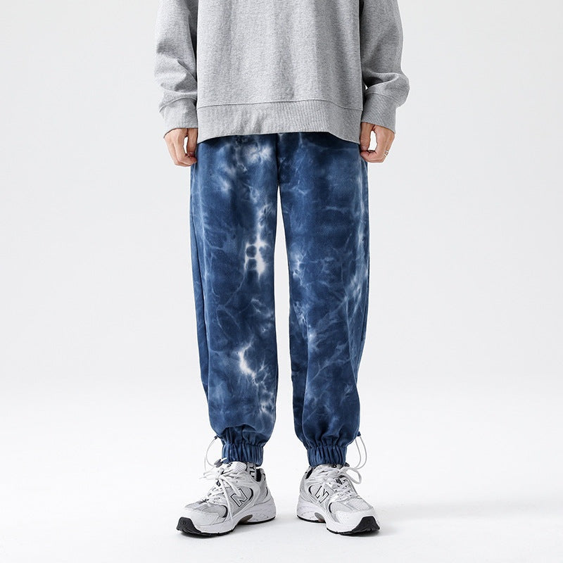 Jogger Acid Wash de Algodón para Hombre