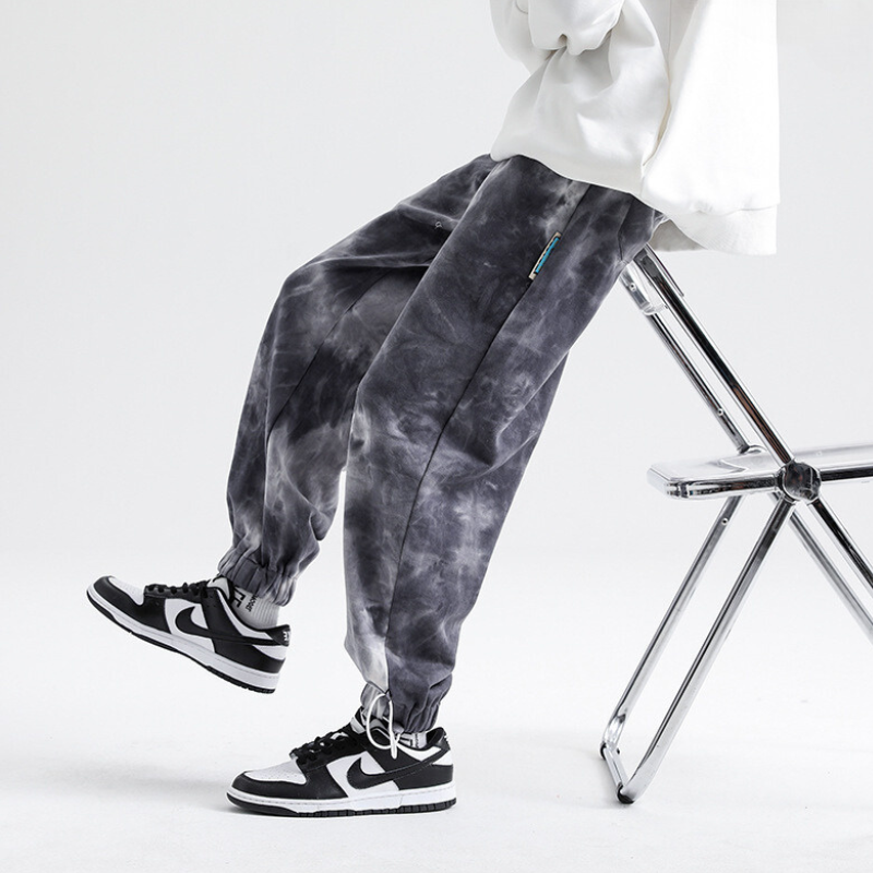 Jogger Acid Wash de Algodón para Hombre